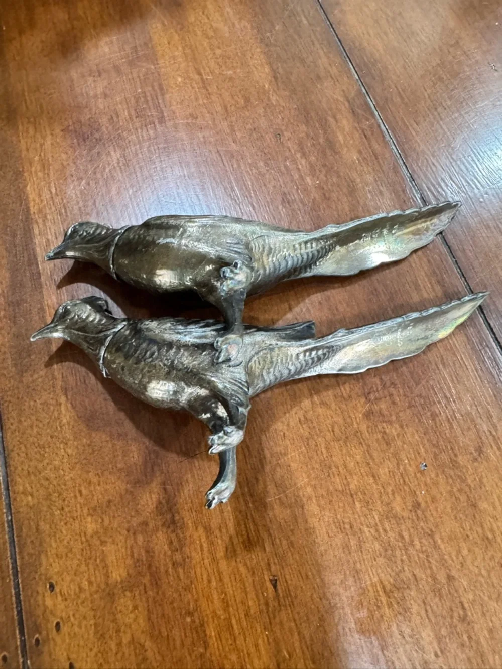 Vintage W.B. Mfg Co Silverplate Bird Salt Pepper Shaker C94/2 Pheasant Single